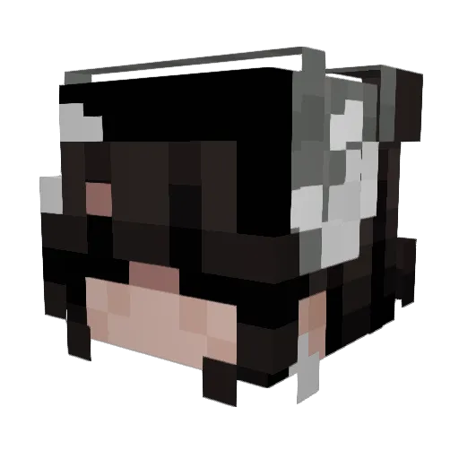 haechanluvr Minecraft avatar head, 3D render