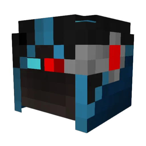 haeki Minecraft avatar head, 3D render