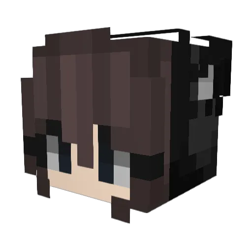 haelang7745 Minecraft avatar head, 3D render