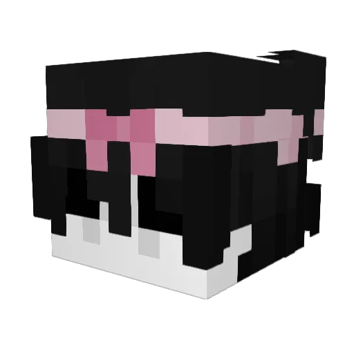 haelnein Minecraft avatar head, 3D render
