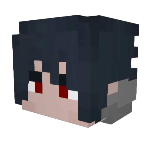 haerinnnnnn Minecraft avatar head, 3D render