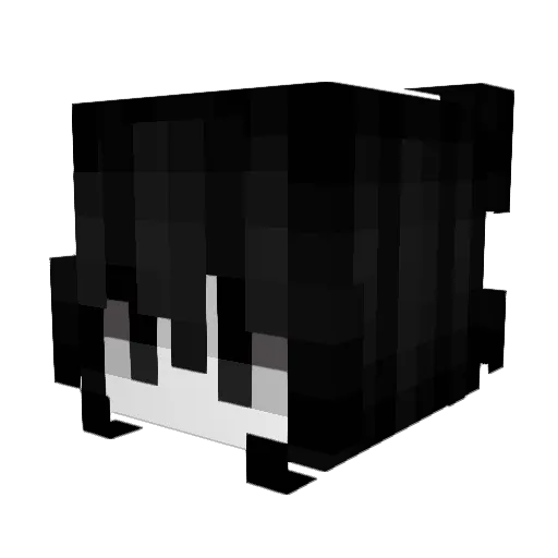 haerinoo Minecraft avatar head, 3D render