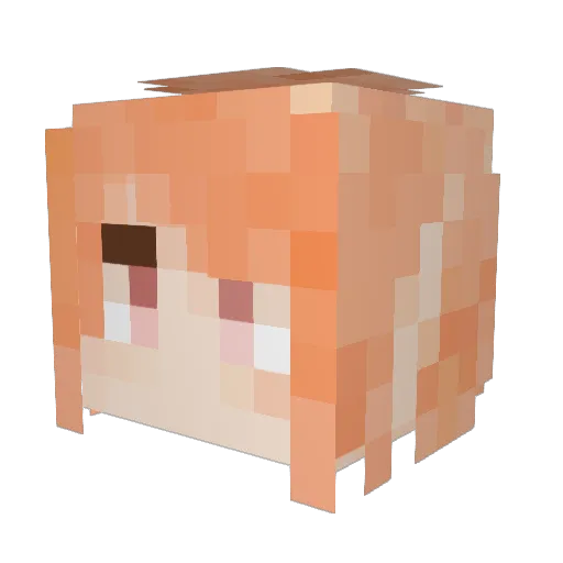 haeso_ Minecraft avatar head, 3D render
