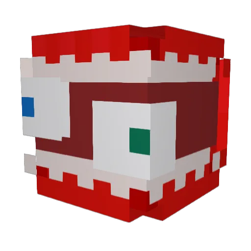 haeversky Minecraft avatar head, 3D render