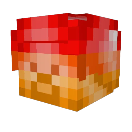 haf3096 Minecraft avatar head, 3D render