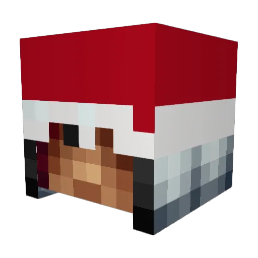 hafizwanz Minecraft avatar head, 3D render