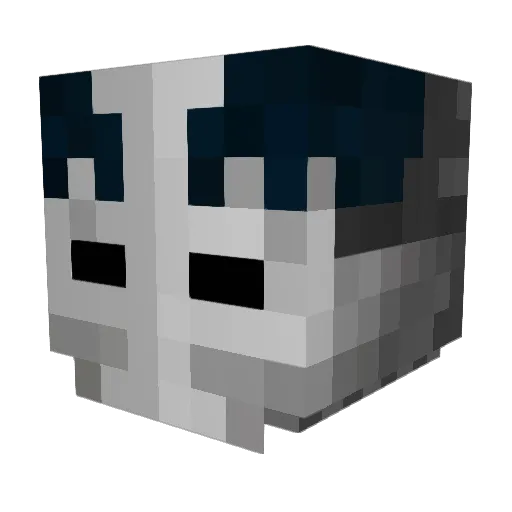 hafri Minecraft avatar head, 3D render