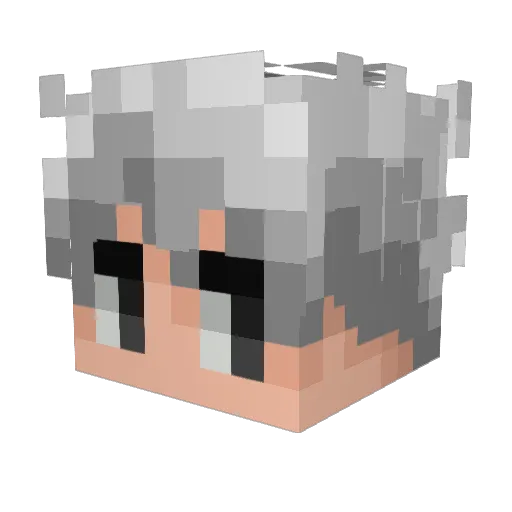 hage_lon Minecraft avatar head, 3D render