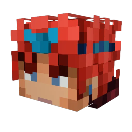 hagersnatch Minecraft avatar head, 3D render