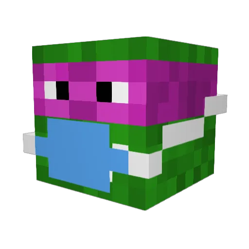 haggi16 Minecraft avatar head, 3D render
