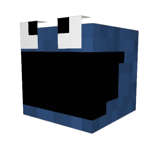 hagridfedpik Minecraft avatar head, 3D render