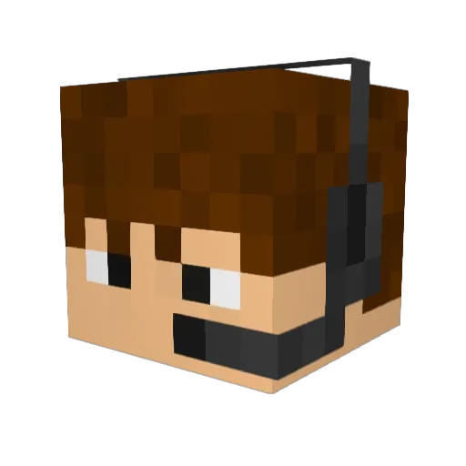 hagz723 Minecraft avatar head, 3D render
