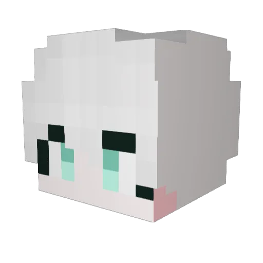hahaa_hello2 Minecraft avatar head, 3D render