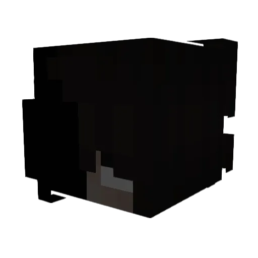 hahahwtf Minecraft avatar head, 3D render