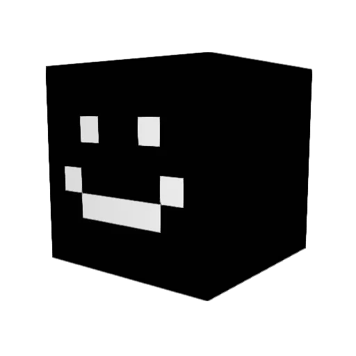 haharuithuin Minecraft avatar head, 3D render