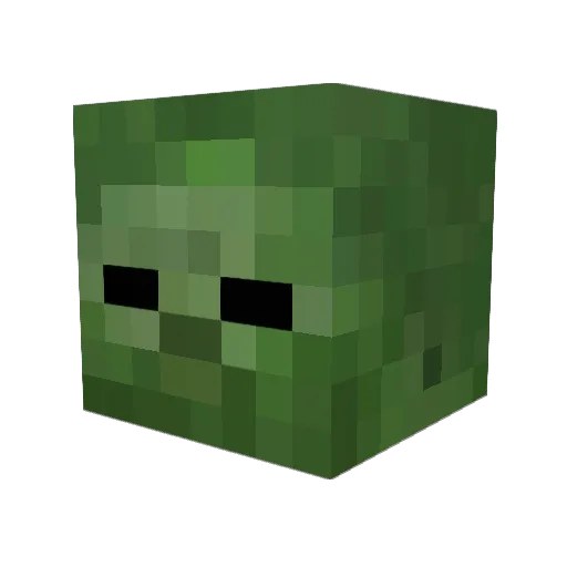 hahaswag Minecraft avatar head, 3D render