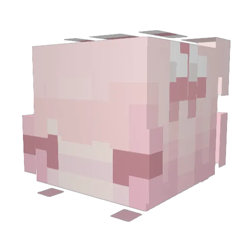 hahchris Minecraft avatar head, 3D render