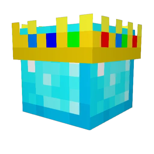 hahjune Minecraft avatar head, 3D render