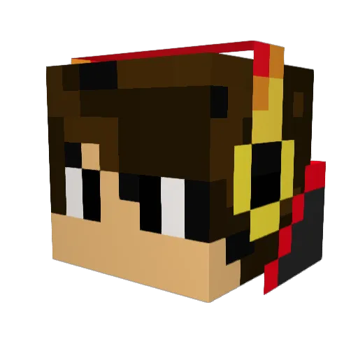 haiK319 Minecraft avatar head, 3D render
