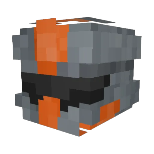 haijinx Minecraft avatar head, 3D render