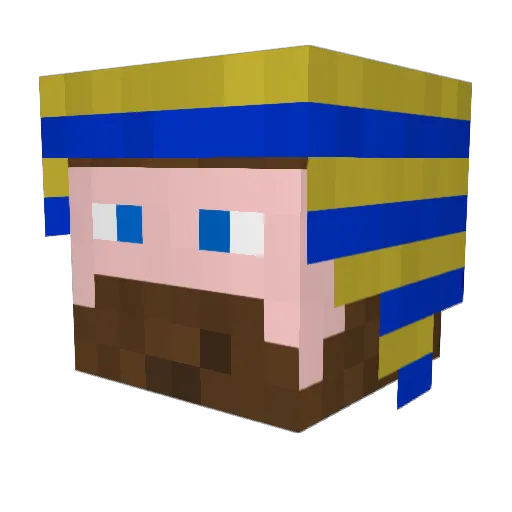 haikogolaso Minecraft avatar head, 3D render