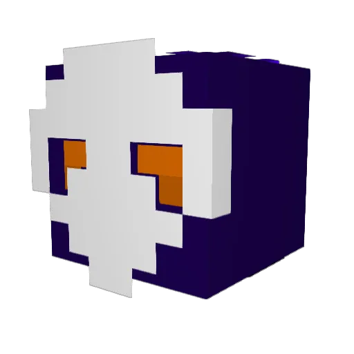 hailey18 Minecraft avatar head, 3D render