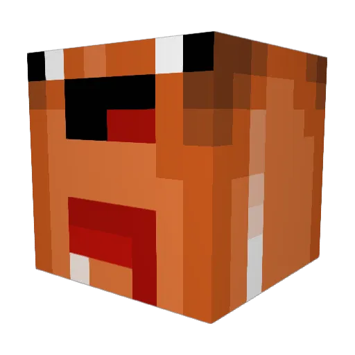 hailey_est Minecraft avatar head, 3D render