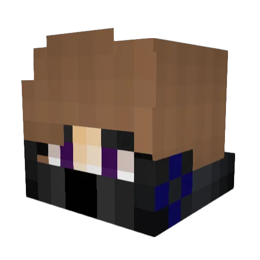 haileyjean_1 Minecraft avatar head, 3D render