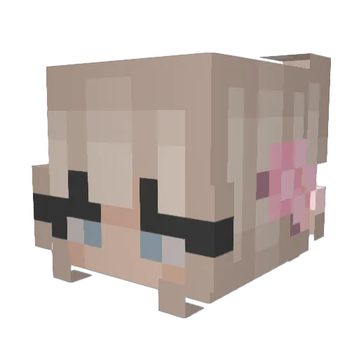 haileykillgore Minecraft avatar head, 3D render