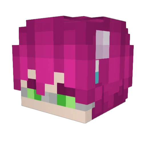 haileymango42 Minecraft avatar head, 3D render