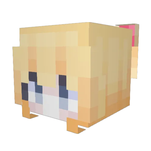 haileyxvx Minecraft avatar head, 3D render