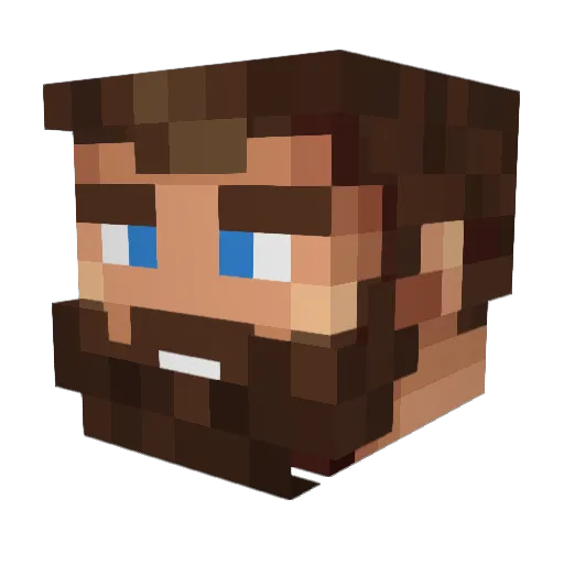 hailstorm_howler Minecraft avatar head, 3D render