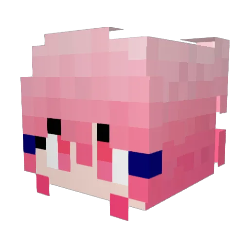 haina_817 Minecraft avatar head, 3D render