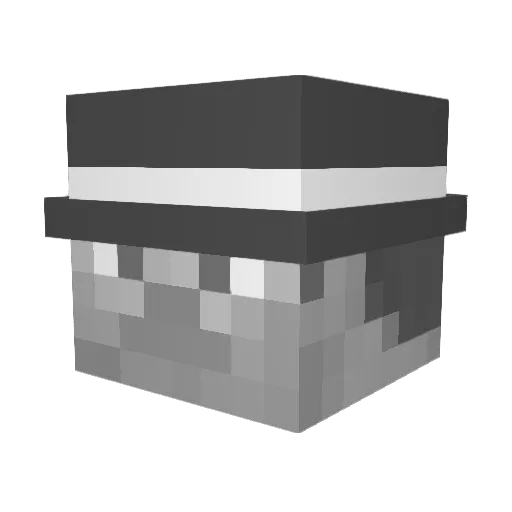 haison Minecraft avatar head, 3D render