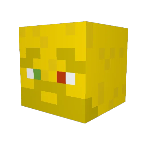 haitham16 Minecraft avatar head, 3D render