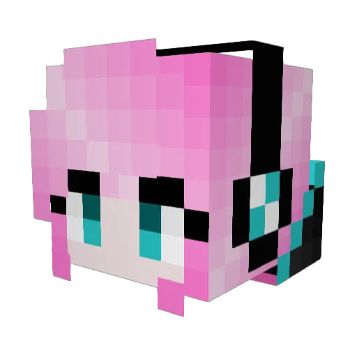 haizakura09 Minecraft avatar head, 3D render