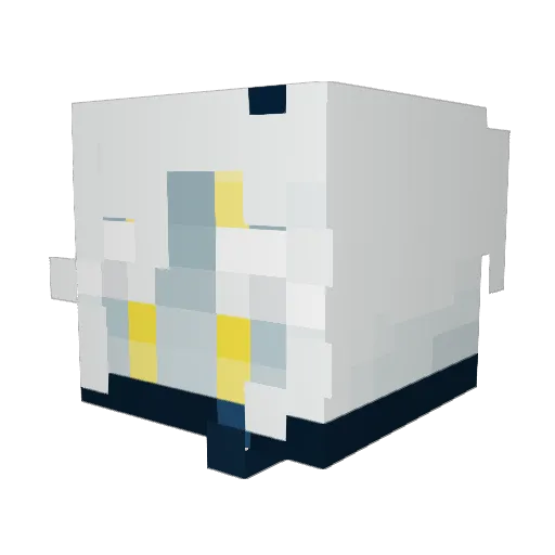 hakaidok Minecraft avatar head, 3D render