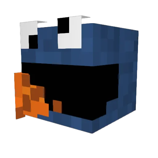 hakeje Minecraft avatar head, 3D render