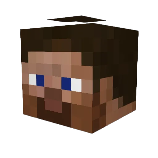 hakercaden2013 Minecraft avatar head, 3D render