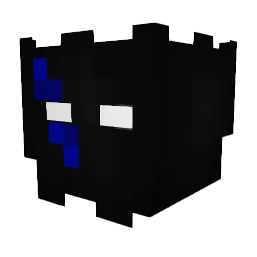 haknmanawdkawada Minecraft avatar head, 3D render