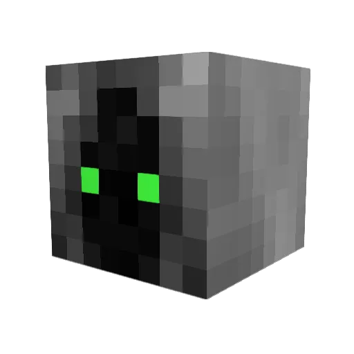 hakoinu Minecraft avatar head, 3D render