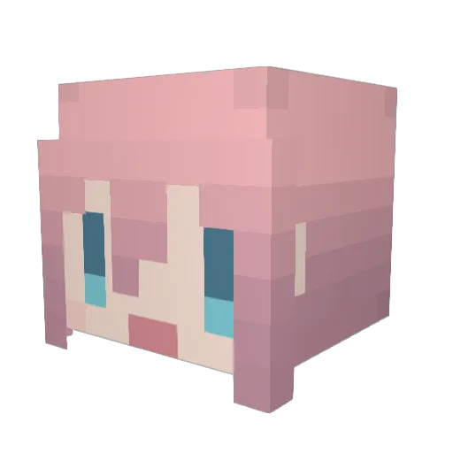 hakone3221 Minecraft avatar head, 3D render