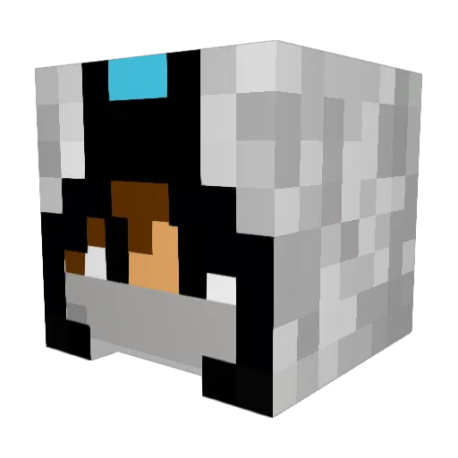 hakonh0208 Minecraft avatar head, 3D render