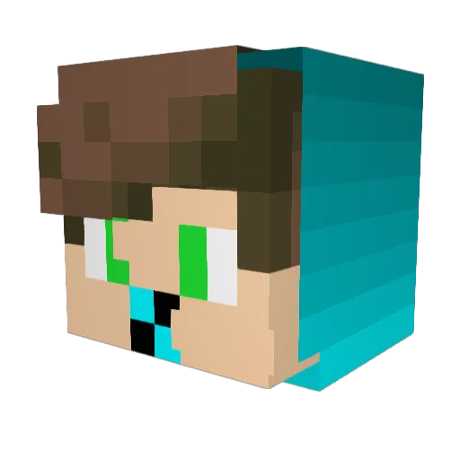haku_81 Minecraft avatar head, 3D render