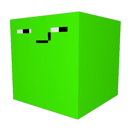 hakuch4nn Minecraft avatar head, 3D render