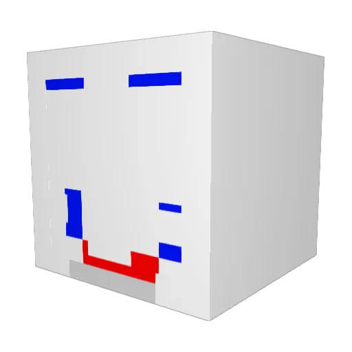 hakumaru_824 Minecraft avatar head, 3D render