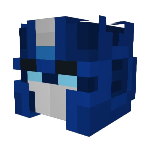 hakunus Minecraft avatar head, 3D render