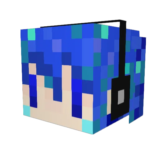 hal7322 Minecraft avatar head, 3D render