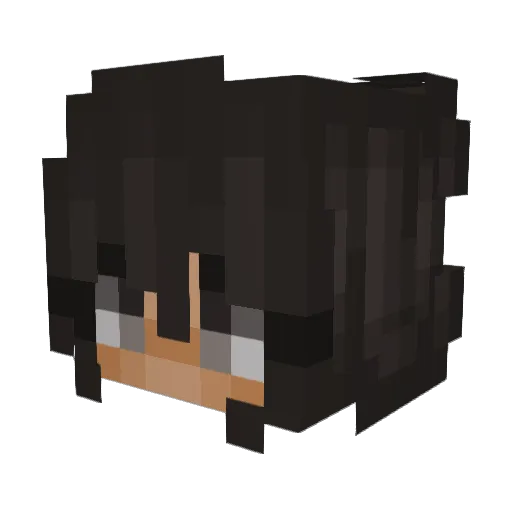 hal97 Minecraft avatar head, 3D render