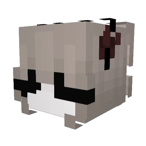 halcey Minecraft avatar head, 3D render